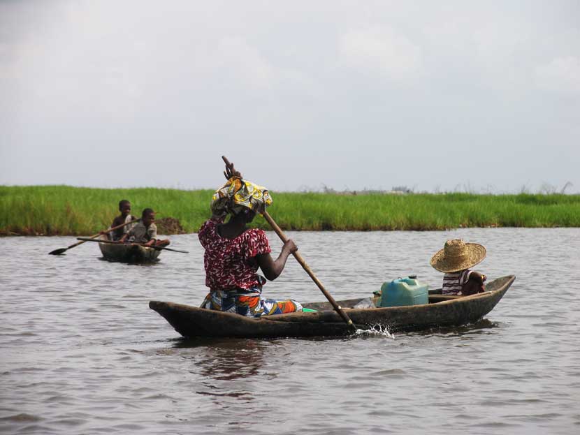 Lago Aheme en Benin