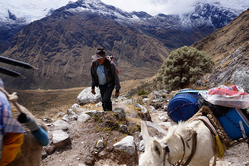 Subiendo a campo Refugio