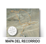Mapa del recorrido por El Valle de Las Rosas