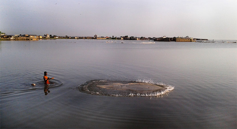 Benín, lago Aheme