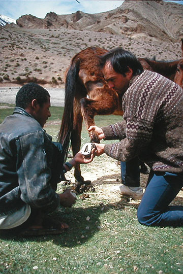 Ángel en su primer viaje a Marruecos