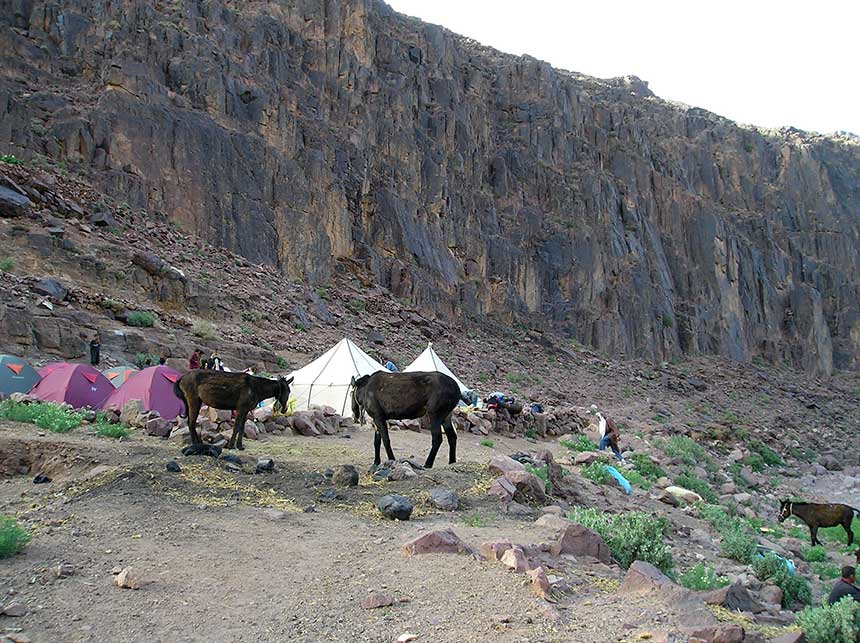 Campamento en el Saghro