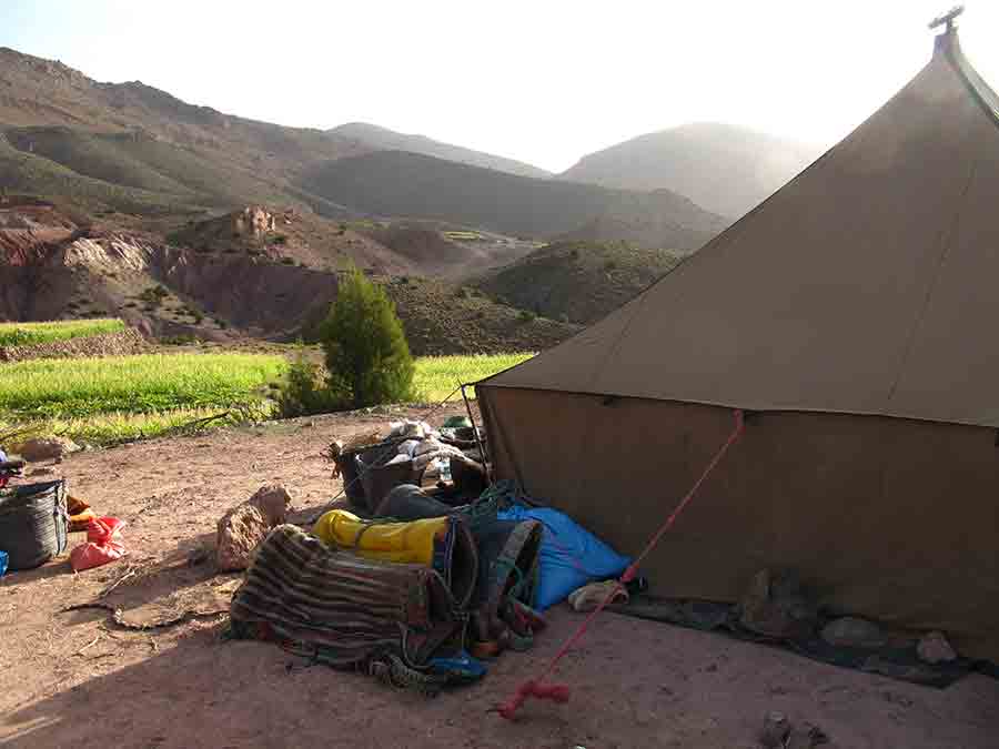 Campamento en Tinvian