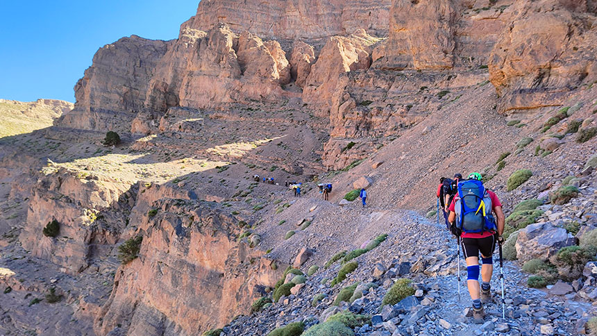 trekking Mgoun, Marruecos