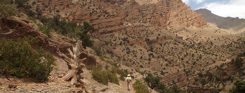 Trekking en Marruecos. Cañón del Mgoun